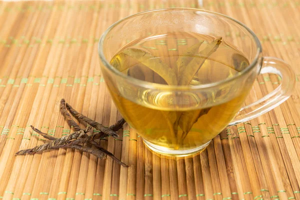 Verde Hermosa Taza Sobre Fondo Blanco — Foto de Stock