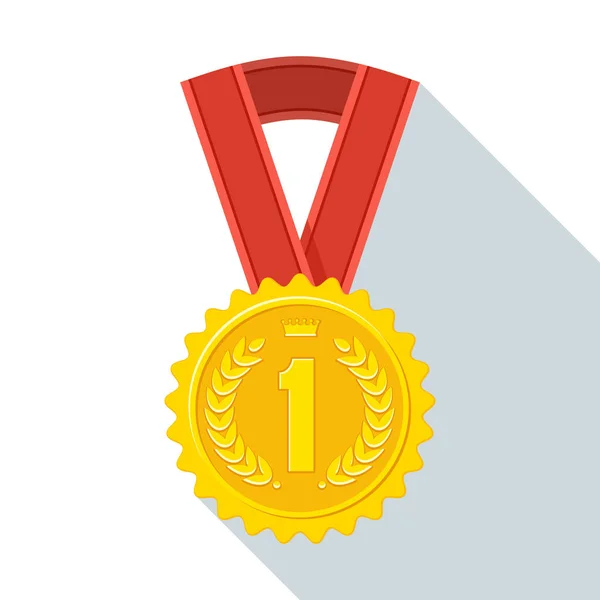 Medal color icon — Stock Vector