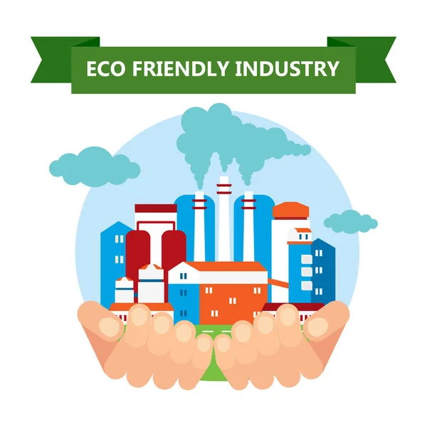Indústria eco-friendly —  Vetores de Stock