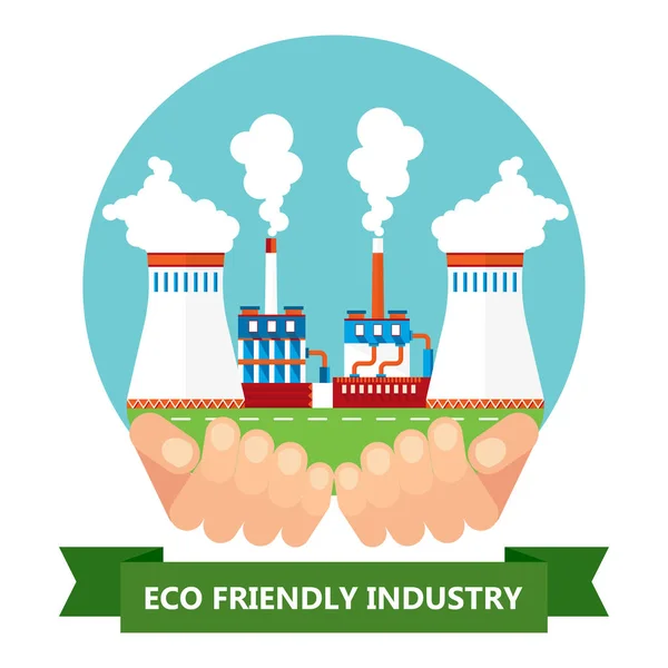 Indústria eco-friendly —  Vetores de Stock