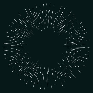 patlama radyal çizgiler