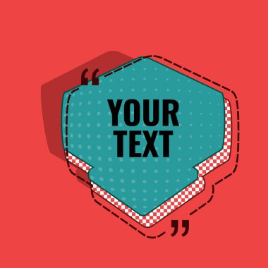 Şekil konuşma konuşan bulut kırmızı