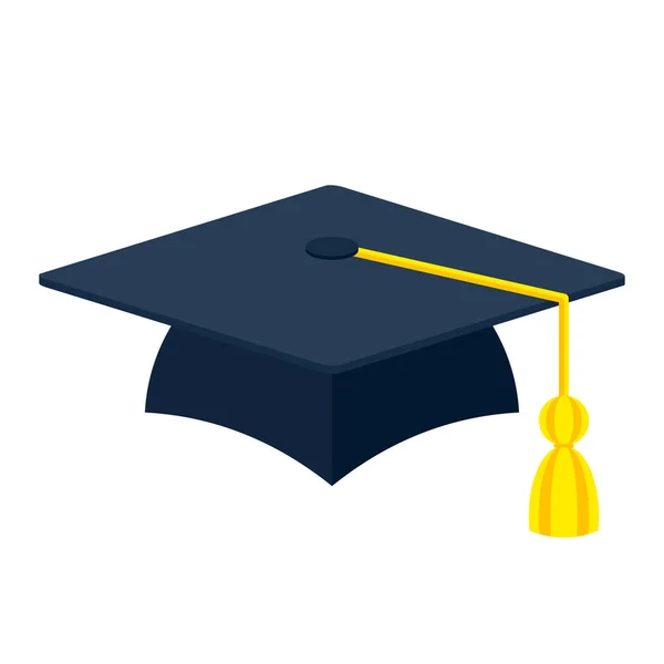 Значок mortarboard кольору — стоковий вектор