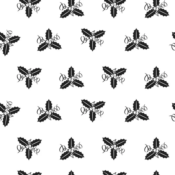 Holly berry sorunsuz mutlu Noel tasarlamak vektör