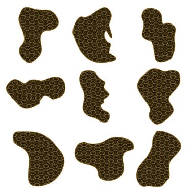 Geleneksel Japon dekor elemanları ile Seamless modeli