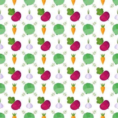 Sebze ile parlak neşeli neşeli çiftlik arka plan.