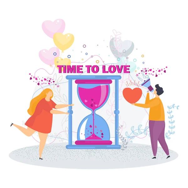 Trouver un partenaire pour l'amour, les relations et la famille — Image vectorielle