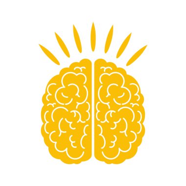 Parlak beyin. Zihin, yaratıcılık, bilgi ve iş başarısı.