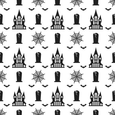 Cadılar Bayramı kusursuz. Cadılar Bayramı partisi posteri için tasarım ögeleri.