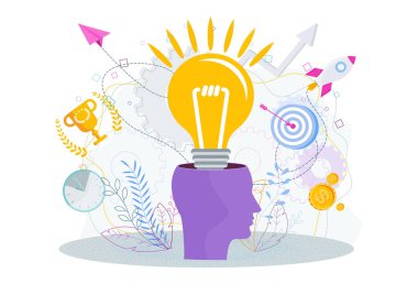 Lamba insan kafasından fırlar. Kutunun dışında yaratıcı fikir düşünün.