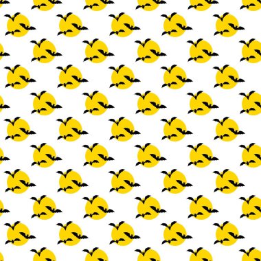 Kusursuz desen. Ay, yarasa