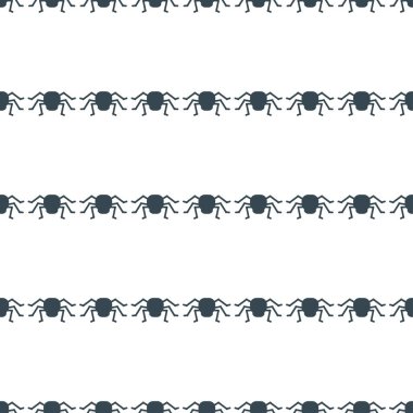 Düz çizgi film Vektör Cadılar Bayramı Kusursuz desen arkaplanı