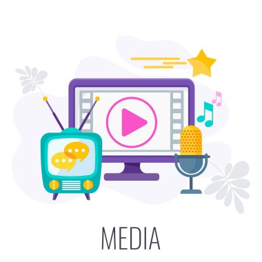 Ortam simgeleri. Bilgi aktarımı ve iletimi.