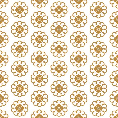 Yeni yıl tebrik kartı için geleneksel Çince vektör pürüzsüz desenler.