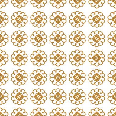 Yeni yıl tebrik kartı için geleneksel Çince vektör pürüzsüz desenler.