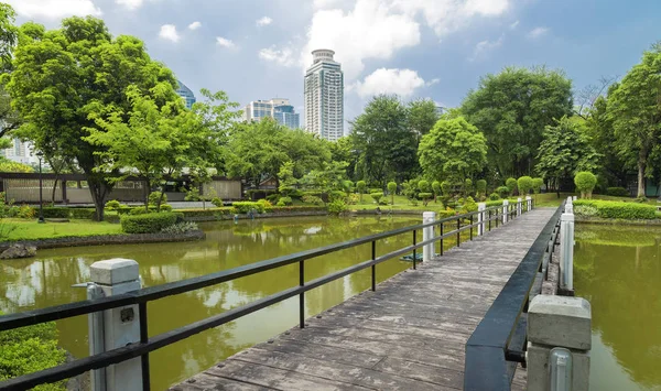 Bridge Japanese Garden Rizal Luneta Park Manilla Filippijnen — Stockfoto