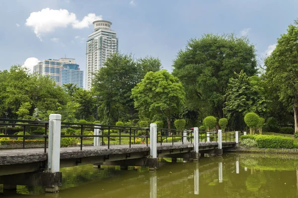 Bridge Japanese Garden Rizal Luneta Park Manilla Filippijnen — Stockfoto