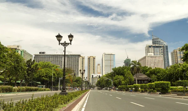 Lege Weg Manilla Filippijnen Vakantie — Stockfoto