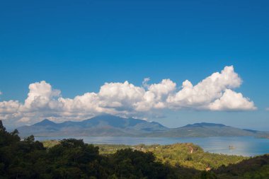 Palawan, Filipinler tepelerinden deniz manzarası