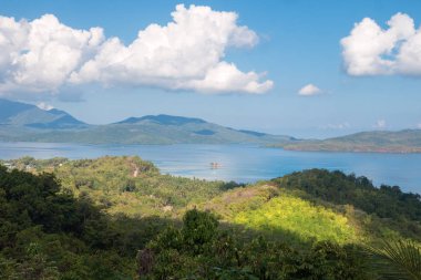 Palawan, Filipinler tepelerinden deniz manzarası
