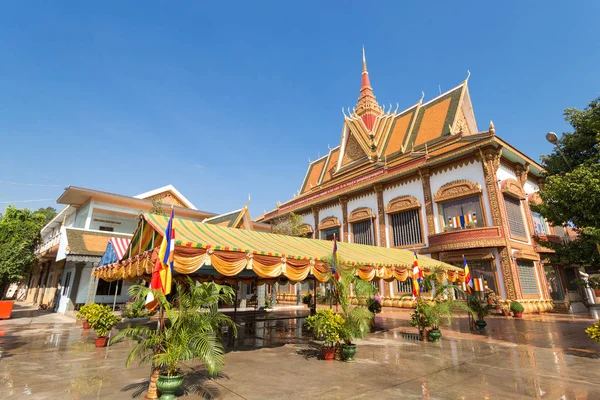 Siem Reap Camboja Fevereiro 2017 Templo Budista Wat Preah Prom — Fotografia de Stock