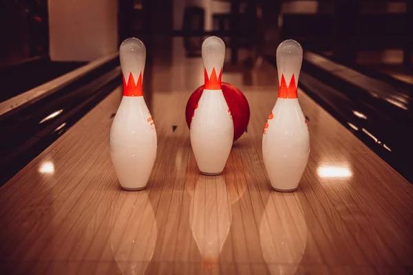 Bola Bolos Está Lista Para Atacar — Foto de Stock