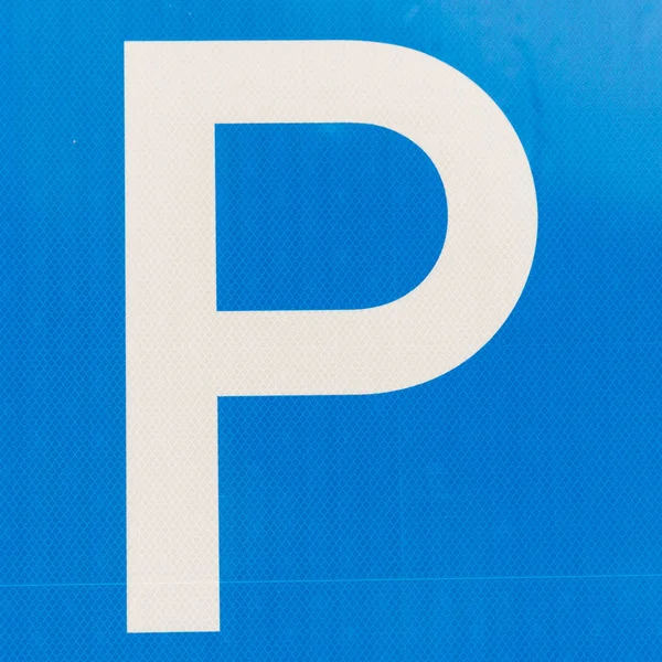 Znaków Drogowych Parkowanie Pojazdów — Zdjęcie stockowe