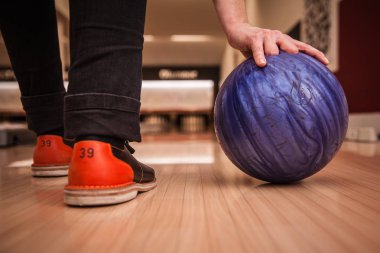 bowling topu bir oyun ile eylem bowling spor merkezi