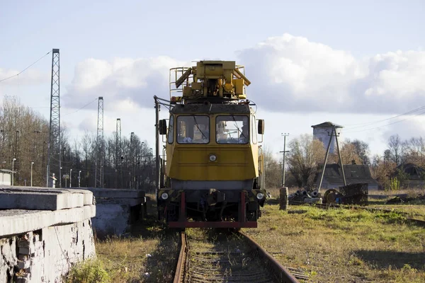 Equipos especiales para el mantenimiento del ferrocarril. Rusia —  Fotos de Stock