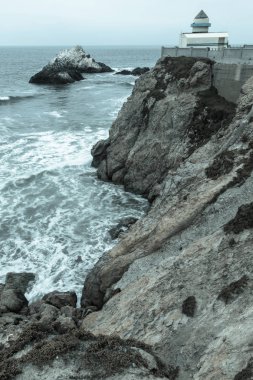 Camera Obscura Lands End dış Richmond yakınındaki (dev kamera). San Francisco, Kaliforniya, ABD.
