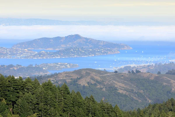 Angel Island Richardson Bay Visto Monte Tamalpais Condado Marin Califórnia — Fotografia de Stock