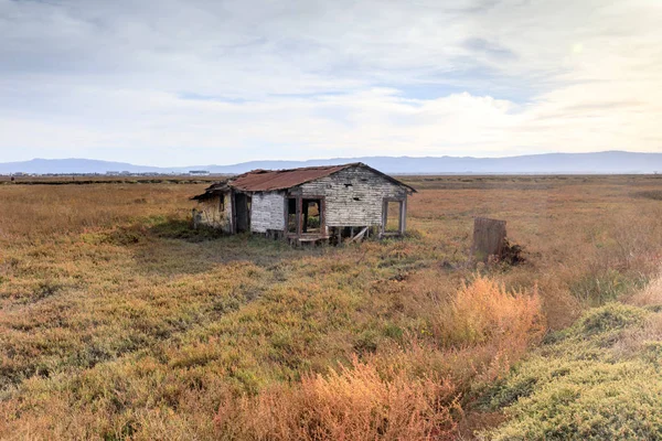 Edificio Abandonado Drawbridge Último Pueblo Fantasma Que Queda Área Bahía — Foto de Stock