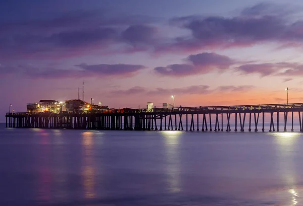 Dusk Capitola Wharf Capitola Santa Cruz County California Usa — Stock Photo, Image