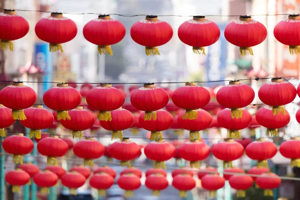 Sky Lanterns. Chinatown, San Francisco, California, USA.