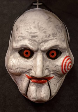 Mountain View, California - 27 Eylül 2020: Billy Puppet Testereli Yüz Maskesi