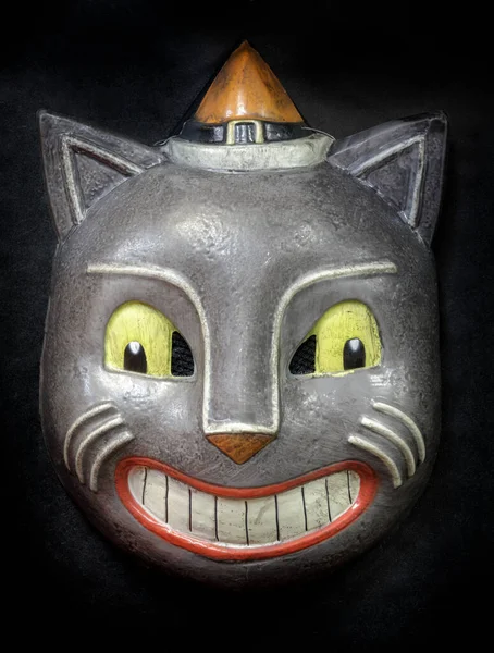 Mountain View Califórnia Setembro 2020 Máscara Cara Gato Assustadora Isolada — Fotografia de Stock