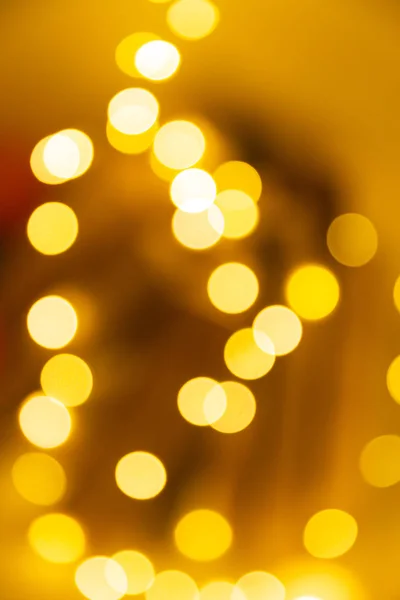 Světlé Bokeh Pozadí Vánoční Stromy Girlandy Pozadí Nový Rok 2019 — Stock fotografie