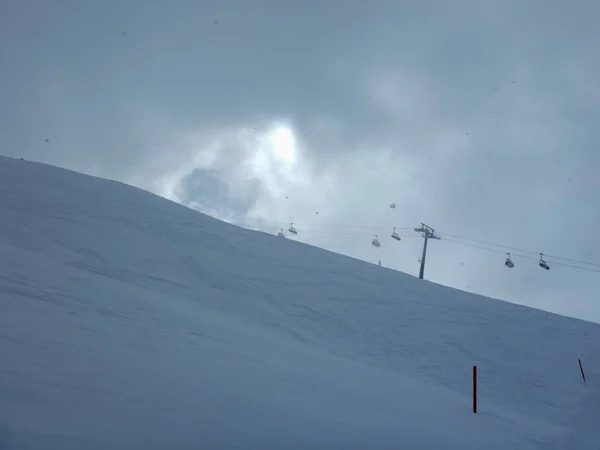 Beau Skitouring Dans Les Alpes Hiver Autriche — Photo