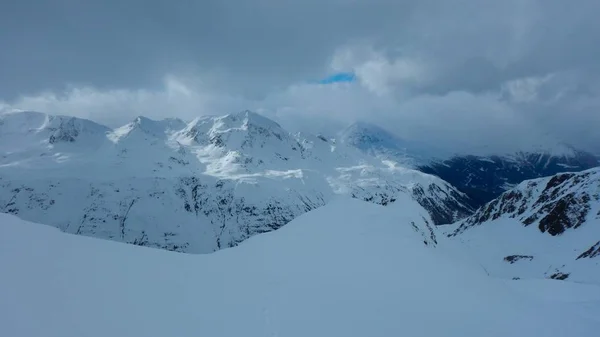 Eine Schöne Skitour Den Winteralpen Österreich — Stockfoto