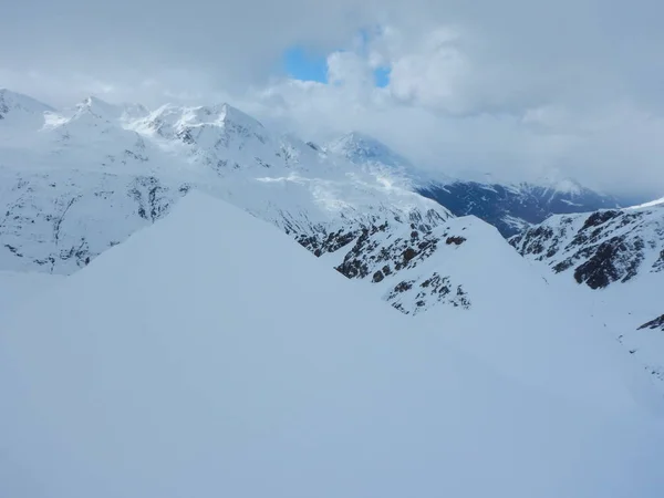 Hermoso Skitouring Los Alpes Invierno Austria — Foto de Stock