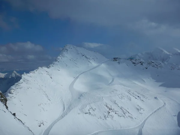 Een Mooie Skitouring Winter Alpen Oostenrijk — Stockfoto