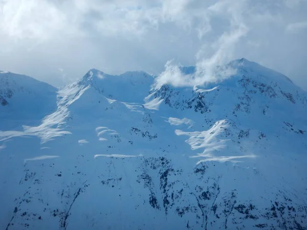 Гарний Skitouring Зимові Альпи Австрії — стокове фото