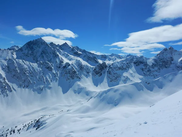 Hermoso Skitouring Los Alpes Invierno Austria — Foto de Stock