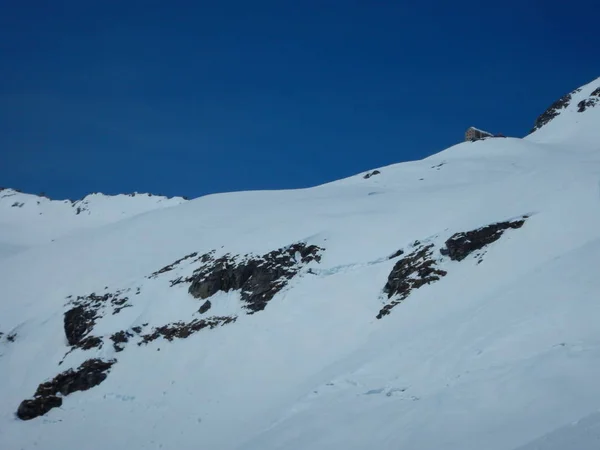 Bella Giornata Skitouring Grossvenediger Alpi Austria — Foto Stock