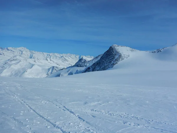Hermoso Día Skitouring Grossvenediger Los Alpes Austria —  Fotos de Stock