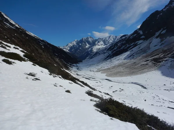 Hermoso Temprano Primavera Skitouring Otztal Alpes Austria — Foto de Stock