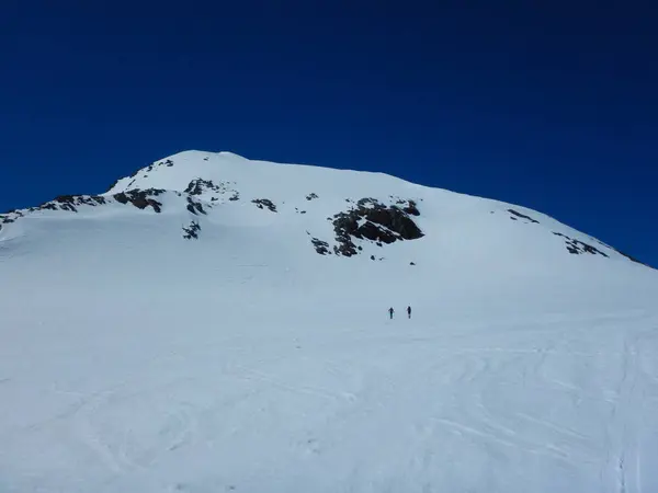 Prachtige Vroege Voorjaar Skitouring Otztal Alpen Oostenrijk — Stockfoto