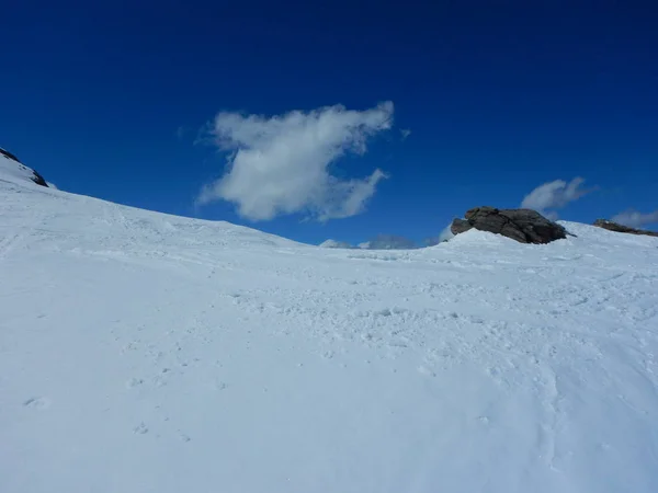 Hermoso Temprano Primavera Skitouring Otztal Alpes Austria — Foto de Stock