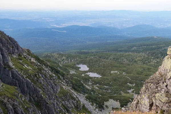 Uma Bela Paisagem Verão Krkonose Montanhas Gigantes Czechia — Fotografia de Stock