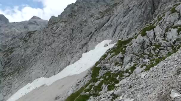 Prachtige Natuur Van Totes Gebirge Bergen — Stockvideo